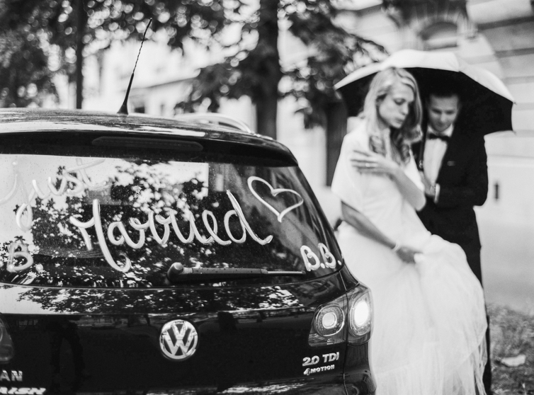 Just Married, Paris, Wedding, Love
